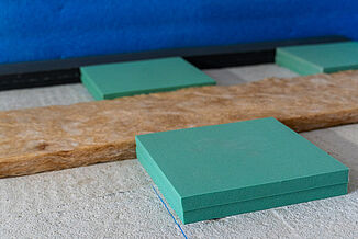 REGUFOAM vibration installé dans la construction du plancher.