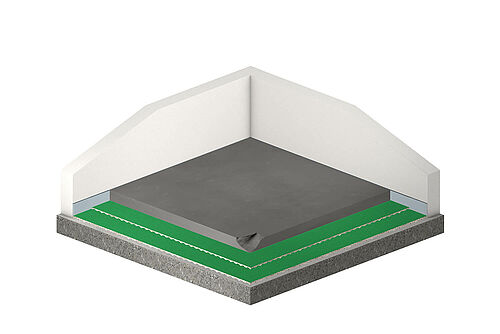 REGUPOL sound 12 sous chape ciment (2 couches) REGUPOL sound 12 sous chape ciment (2 couches)