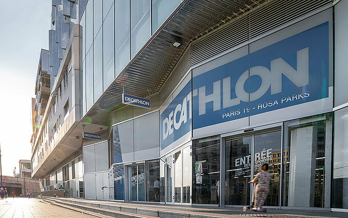Projet de réaffectation Decathlon Rosa Parks Paris