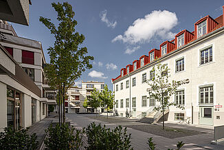 Cour intérieure du quartier Kupa à Munich