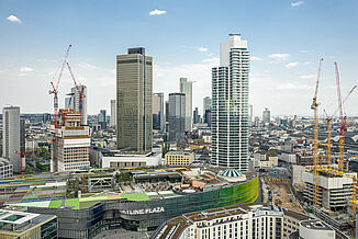Skyline de Francfort avec la Grand Tower.