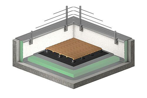 REGUPOL sound and drain 22 sous plots et terrasses en bois REGUPOL sound and drain 22 sous plots et terrasses en bois