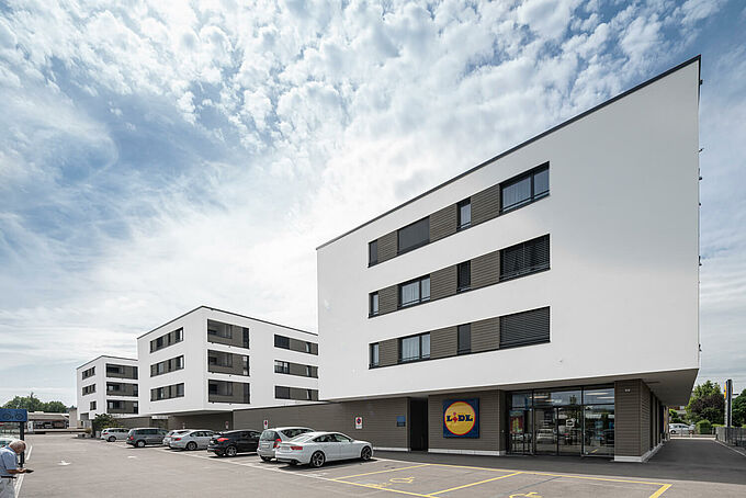 Développement d'une friche industrielle Lidl Münchwilen