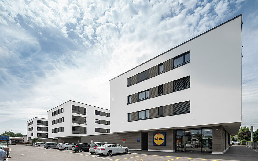 Développement d'une friche industrielle Lidl Münchwilen