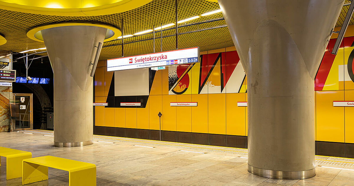 Des transports publics qui font du bien Métro de Varsovie REGUPOL