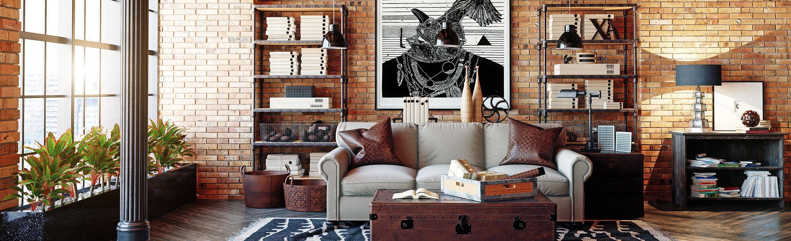 Appartement ancien rénové avec un revêtement de sol en bois.