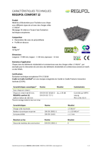 REGUPOL comfort 12 sur dalle en béton