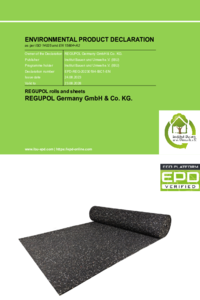 Déclaration Environnementale de Produit | EN