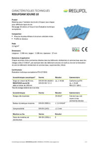 REGUFOAM sound 10