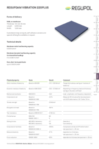 REGUFOAM vibration 220plus