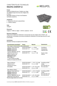 REGUPOL comfort 12 sur plafond bois